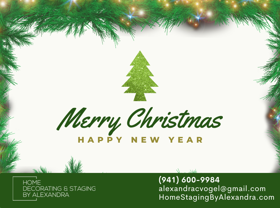 Merry Christmas and Happy New Year Sarasota Home Staging